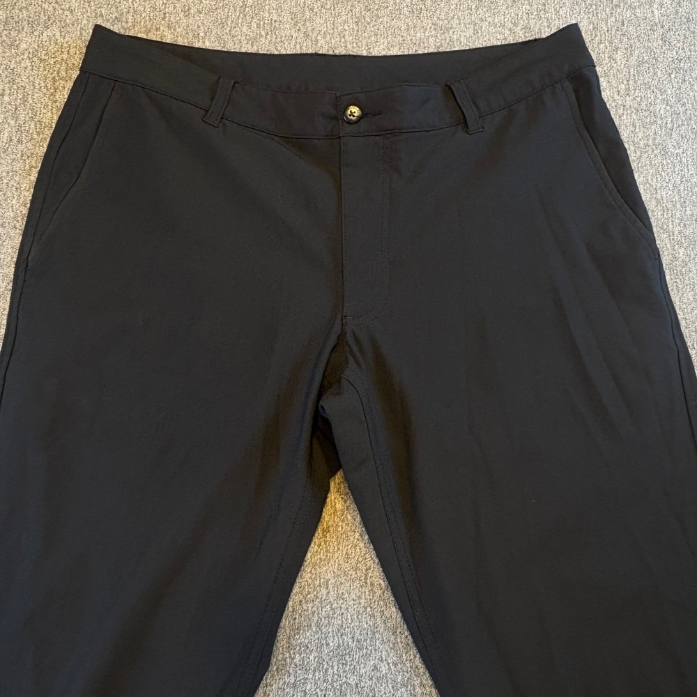 FootJoy Golf Pants Mens 32x32 Black Lightweight Performance Golfing Trousers